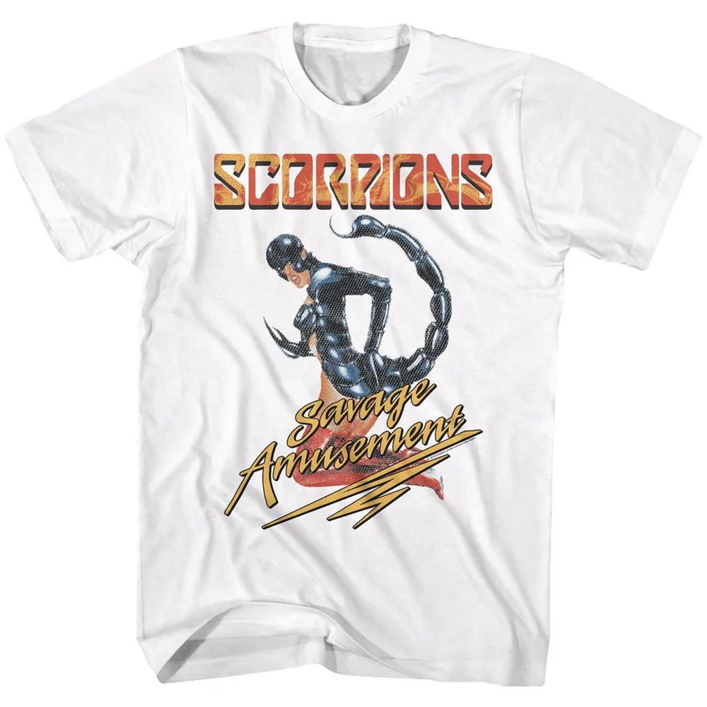 Scorpions Savage Amusement Белая унисекс футболка XXXL