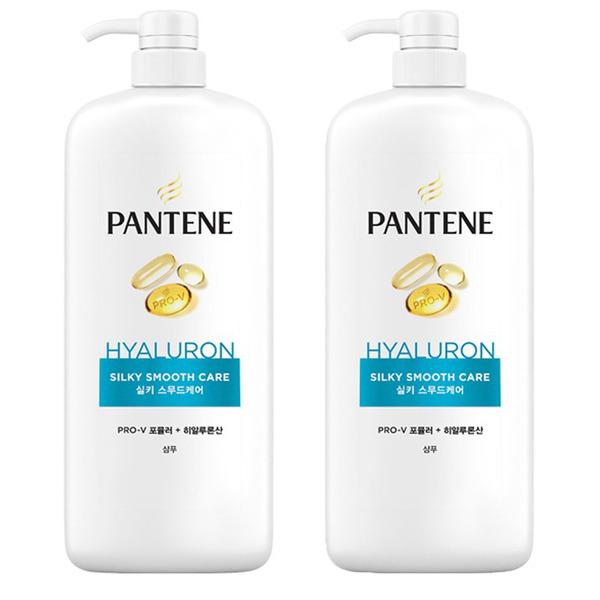 Pantene Silky Smooth Care 1200ml Shampoo X2