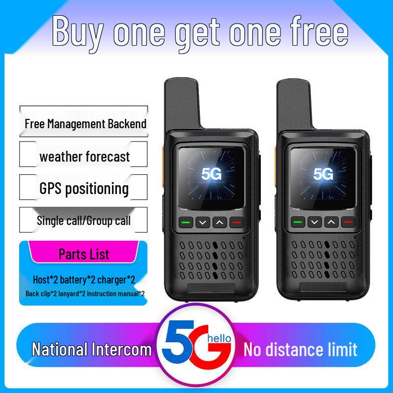 National Ultra-Thin Walkie-Talkie with Unlimited Range for Construction Sites