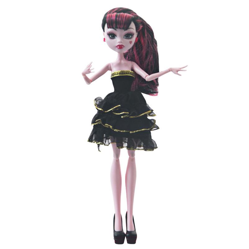 Oblečení pro panenku Elf Monster High School - Nový sukňový kostým a doplňky