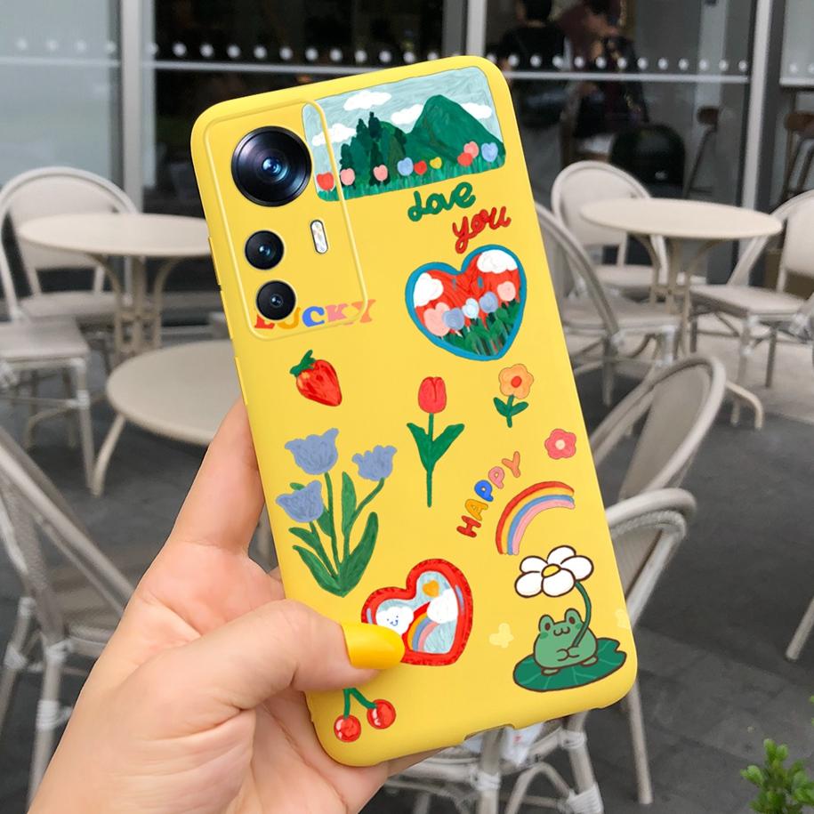 For Xiaomi 12T Pro Case Mi 12T 2022 New Fashion Art Painted Cover Soft Fundas Phone Case For Xiaomi Mi 12T Mi12T Pro Cover Coque