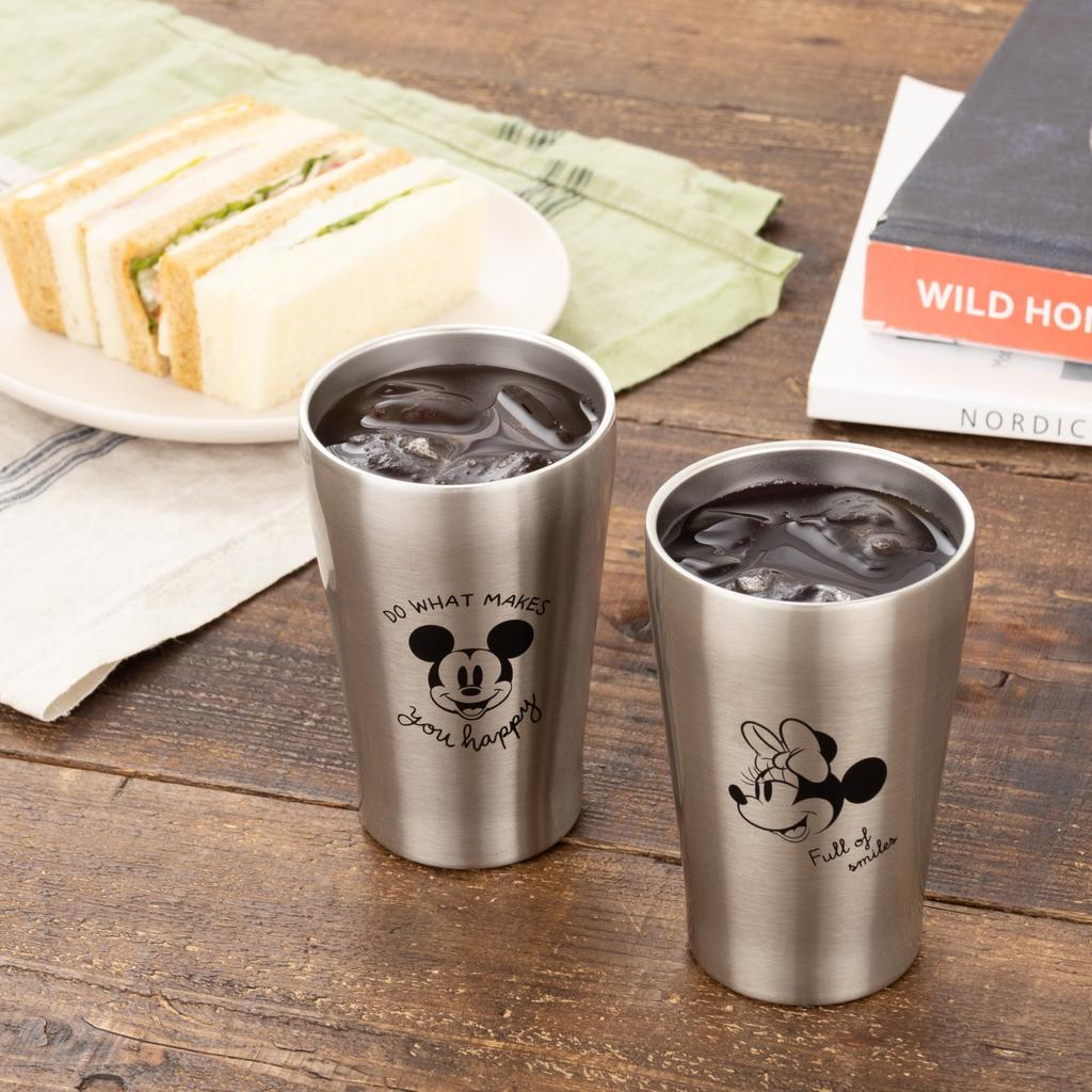 Maebata Disney Stainless Steel 53066 Tumbler, 280ml, D-MF72,