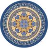 Retro Bohemian Round Carpets Living Room Luxury Sofa Area Chair Non-Slip Soft Floor Mat Bedroom Decor