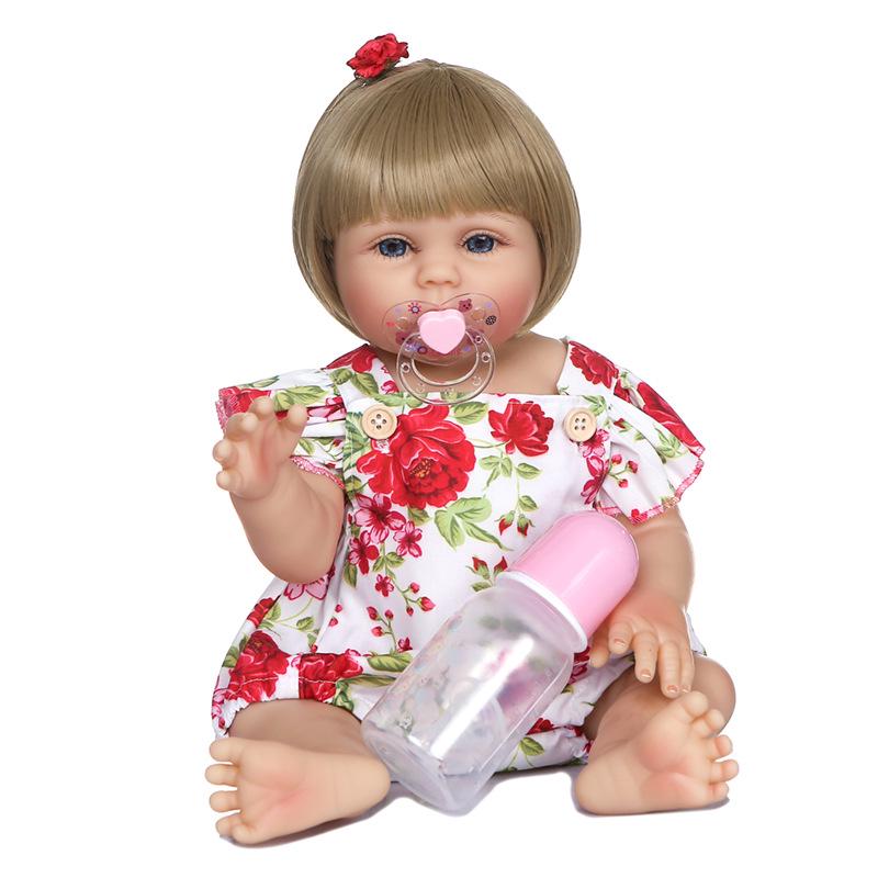 48cm Waterproof Full Glue Baby Reborn Doll 48cm