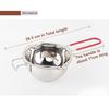 1PC Stainless Steel Anti-scald Melting Pot Heating Bowl for Chocolate Cheese Butter