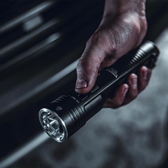 Esco Rechargeable Flashlight/LED (Black) EA758SG-63