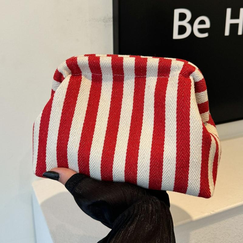 

Summer Woven Crochet Purses for Women Beach Clutch Handbags Dumpling Hobo Casual Colorblock Bag Ladies Ruched Cloud Purse