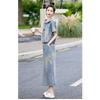 Fashion Embroidery Denim Skirt Set Women Summer Hooded Two Piece Outfit Chinese Style Vintage Youthful