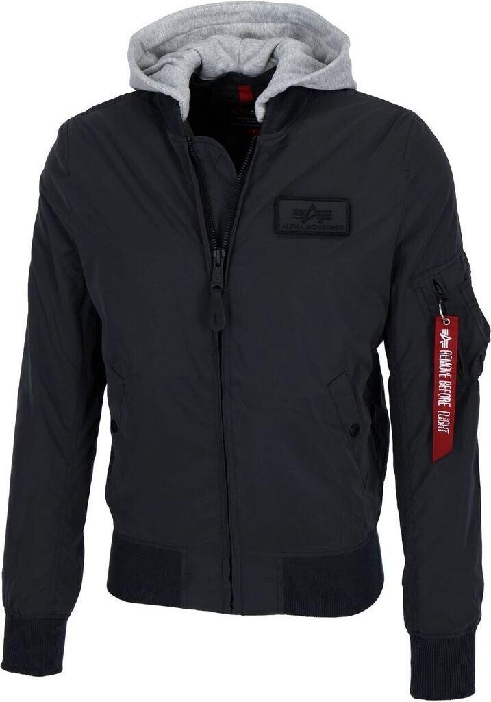 Winter Jacket Alpha Industries MA-1 LW Hood Reflective (116107) Black