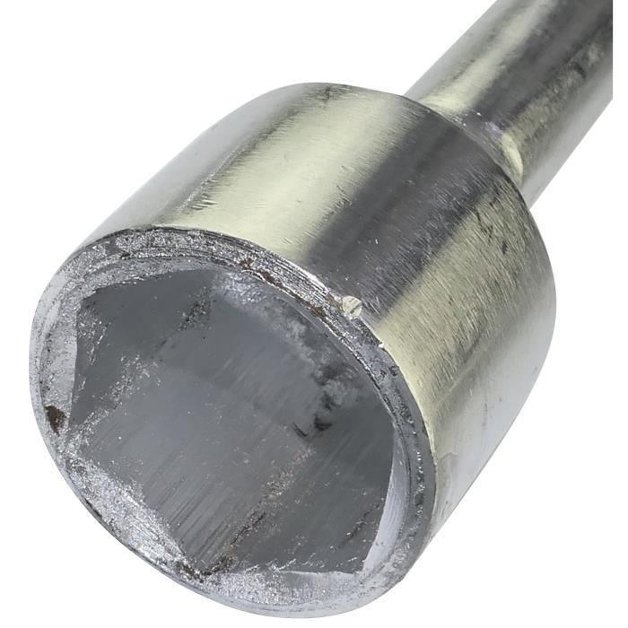 AERZETIX - Clé En Croix Démonte-roue - 17x19x21x23mm - Empreinte À 6 Pans - Longueur 355mm - En Acier -C46642