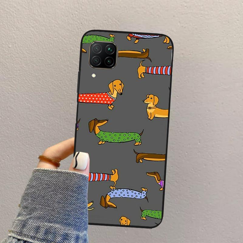 Dachshund Dog For Huawei Nova 12s 12i 11i 8i 7i Y73 Y70 Y90 Y60 Y72 Y61 Y91 9 10 SE P30 Pro P40 Lite Case