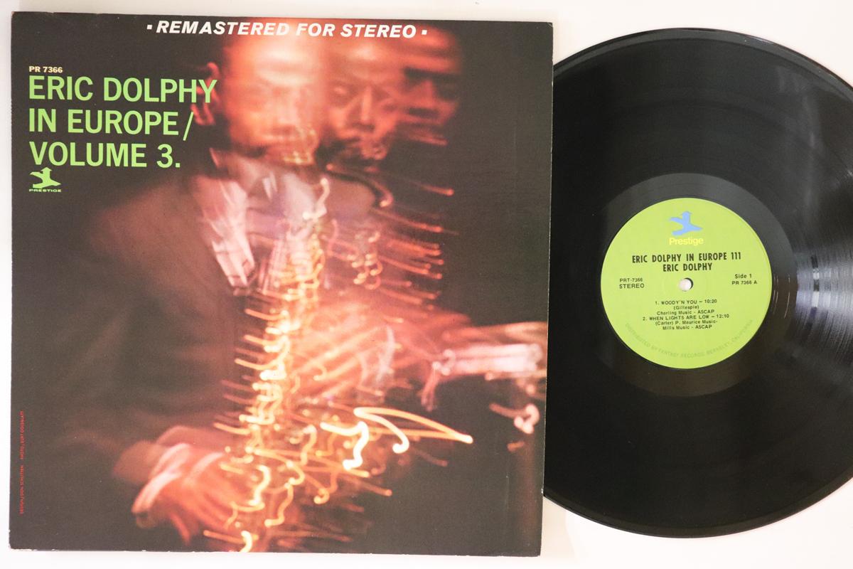

LP Запись ЭРИК ДОЛФИ - В Европе / Том 3. PRT7366 PRESTIGE US Джаз Б/У
