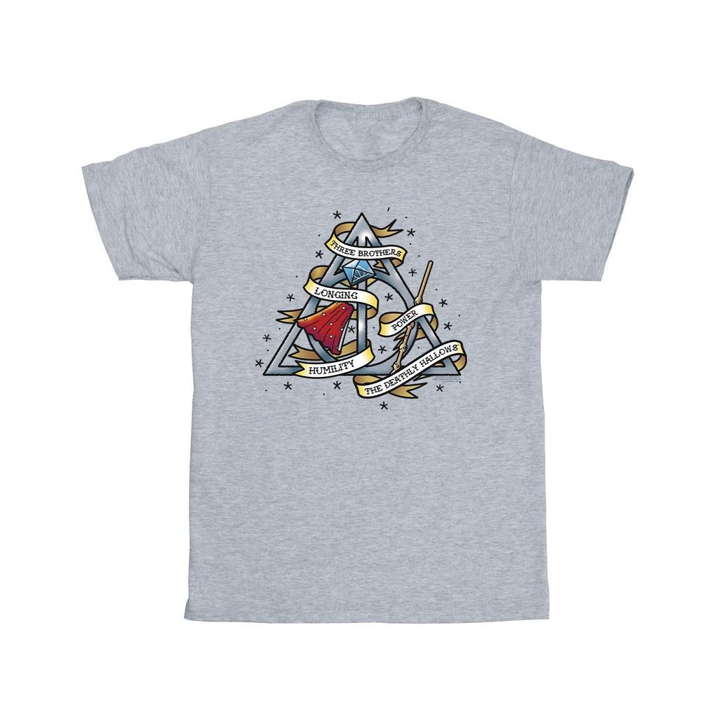 Harry Potter Mens The Deathly Hallows T-Shirt