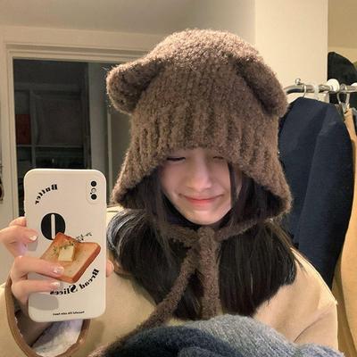 Winter Cute Cat Fluffy Fashion Beanie Hat