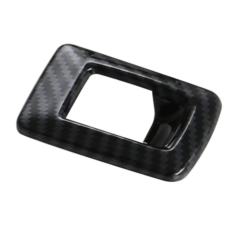For BMW 5 Series  2024 2025 Car Accessories Carbon Fiber Style Tail door cover Switch Button Control Panel Cover Trim Bezel