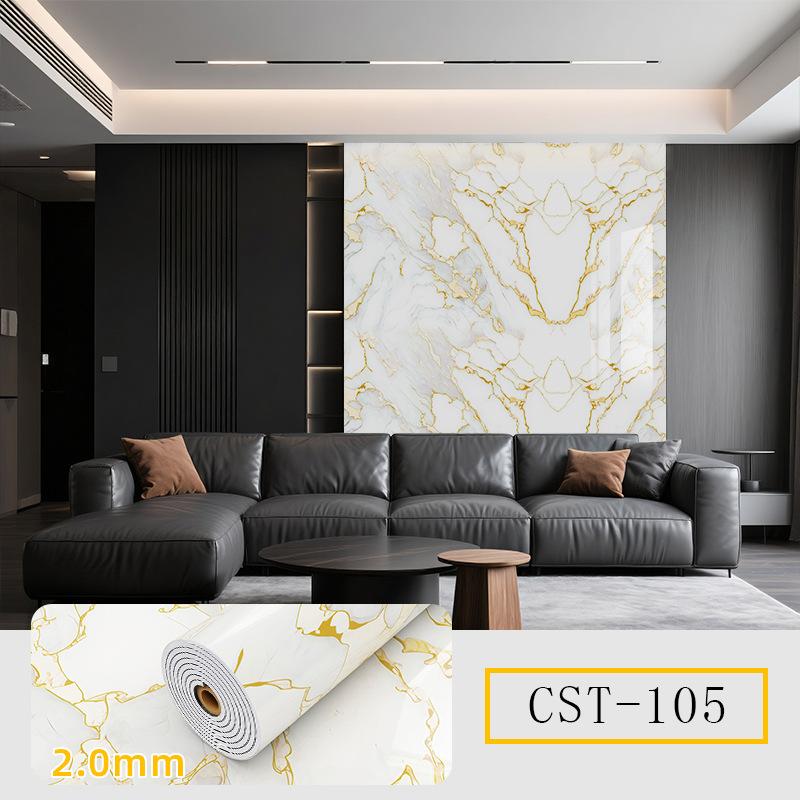 Roll-up Fliesenaufkleber Tapete Selbstklebend Wasserdichte Tapete Verdickter Marmor Verdickte Rolle Dekorative Wandaufkleber