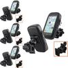 Motorcycle Bike Bicycle Waterproof Phone Case Bag With Handlebar Holder Mount