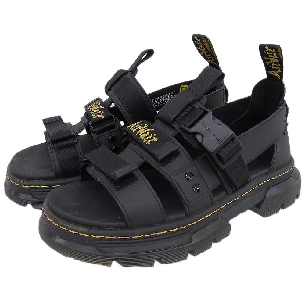 Dr.Martens Pearson Strap Sandals, Black, Women's, Size 5 Shoes 5(UK) blackUsed