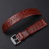 Handmade American Alligator Strap, 19 20 21 22MM Black Soft Genuine Leather Watchband Vintage Men's Bracelet Premium Leather