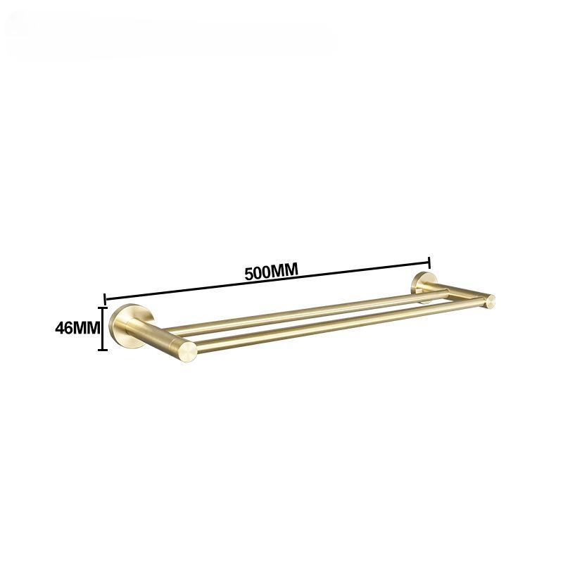 Toilet Tissue Paper Holder Bathroom Accessories Brushed Gold Towel Rack Towel Bar Ring Hardware Stainless Steel Robe Coat Hook