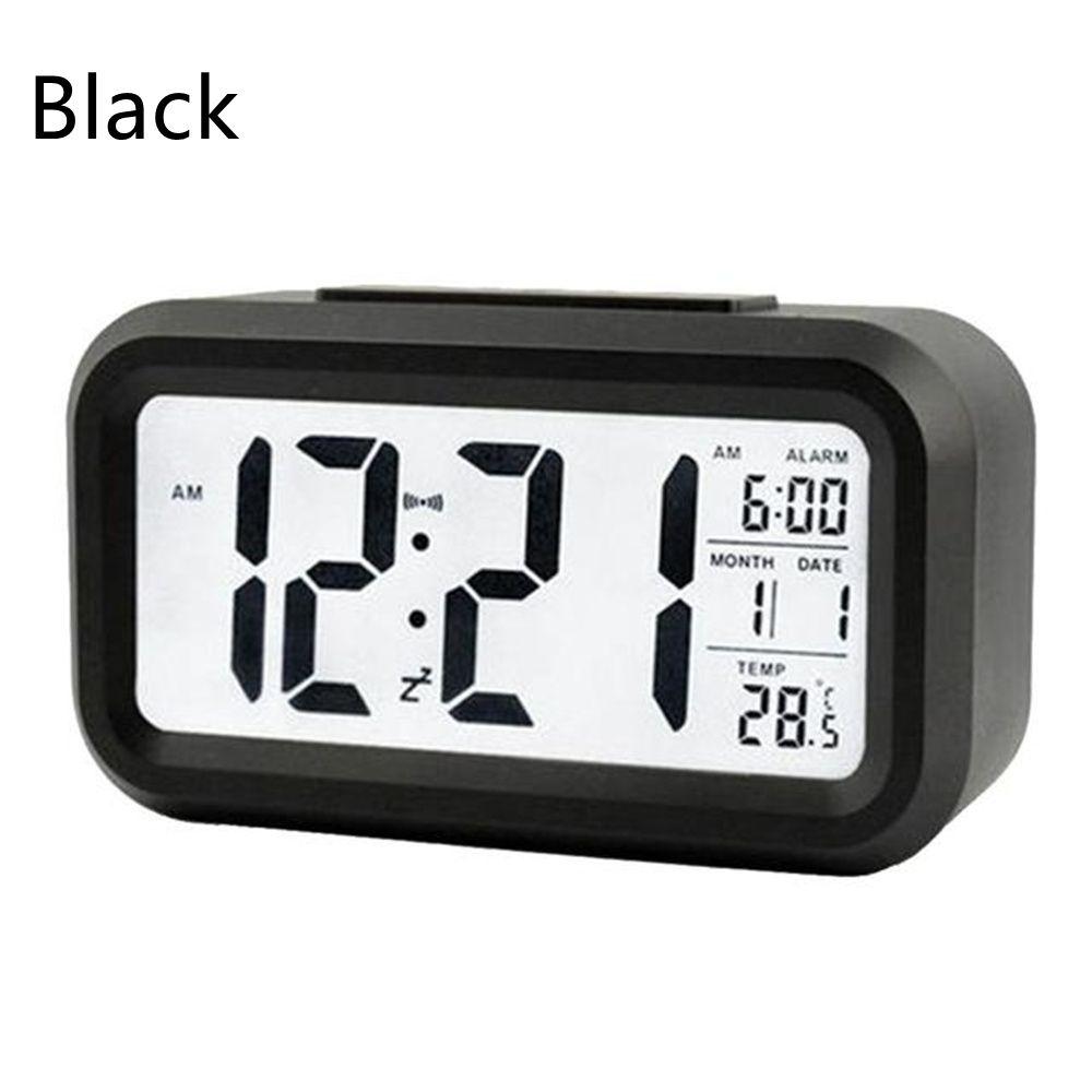 Temperature Mute Backlight Alarm Clock LED Digital Table clocks Desktop clock