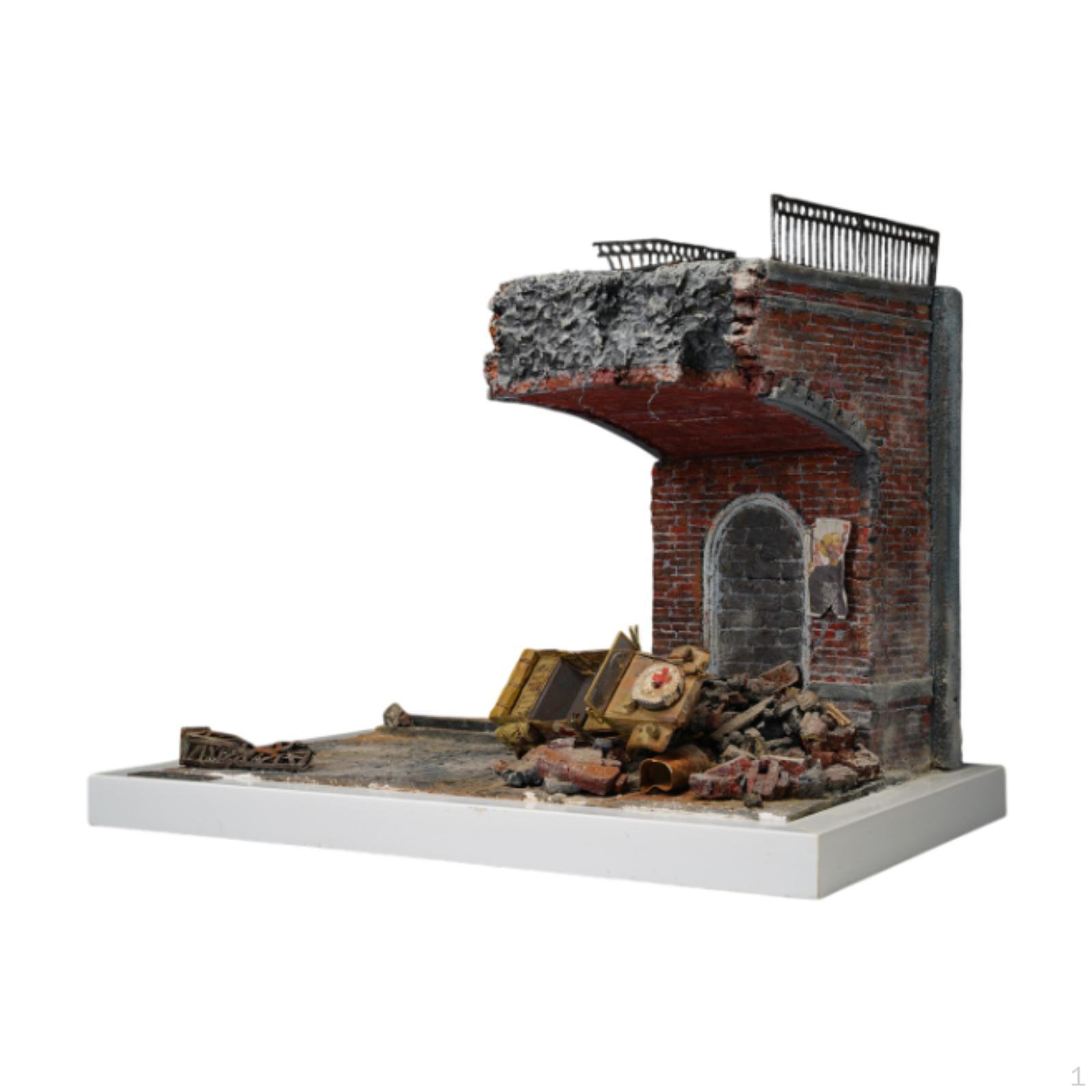 

1/35 Bridge Assembly Kit for Diorama And Landscape Setup Style B