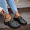 [Breathable|Lightweight] Breathable & Lightweight Women's Clog | Slip-Resistant EVA Upper, Arch Support & Cushioning, Adjustable Buckle