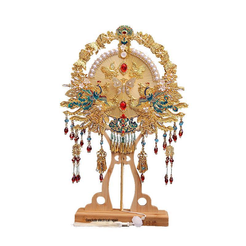 Handmade Silk Bridal Fan – Chinese Style for Weddings