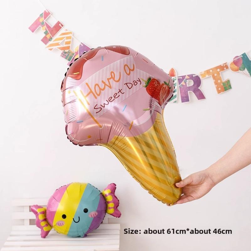 Watermelon, Fruit Cake, Balloon, Children's First Birthday, Adult Party Decoration, Doughnut, Ice Cream Balloon
