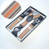 3.5Cm Men'S Adult Strap Men'S Trousers Suspender Suit Shirt Strap Clip Suspender Strap Fat Elastic Non-Slip