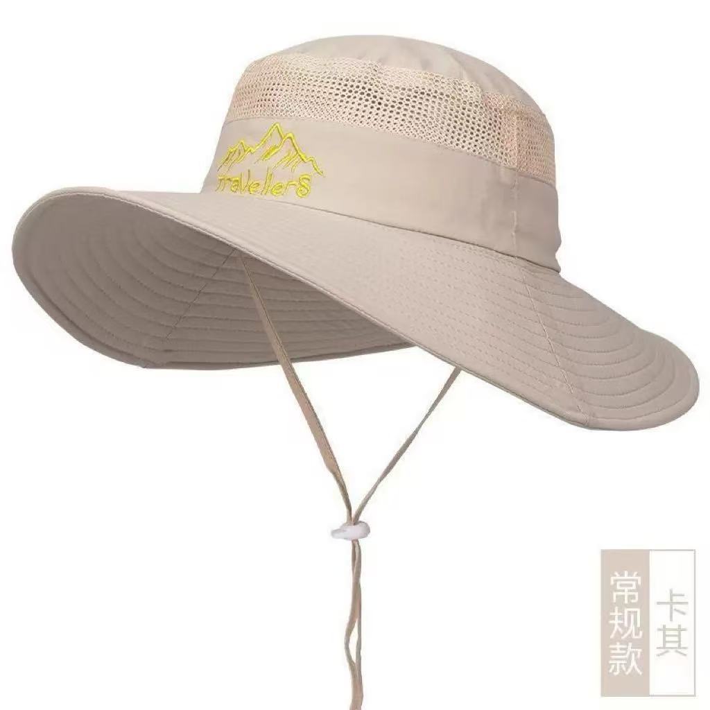 Sunscreen hat men's summer sun hat outdoor climbing sun new breathable bucket hat fishing hat women