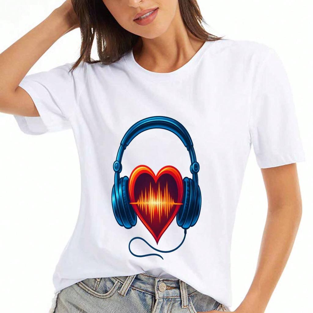 Heart Prints Wounisex's Cotton T Shirt, Pure Cotton Premium Prints, Valentine's Day Heart Pattern, Durable, Casual Fashion, Love And Arrows, Comfort A