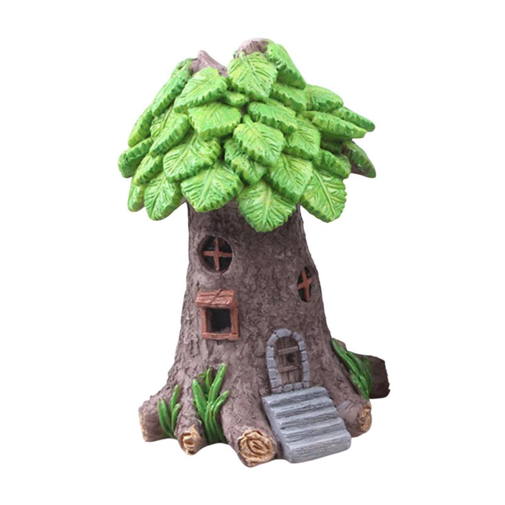 Miniature Tree Fairy House Versatile Underwater Supplies Aquarium Decoration