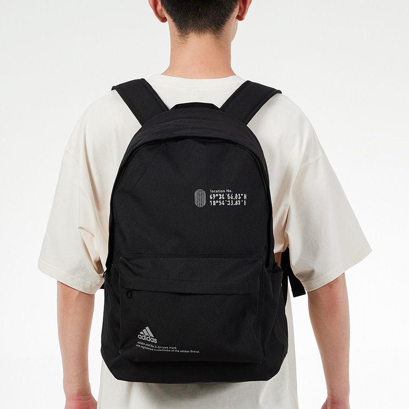 adidas Recycled Material Backpack Regular Unisex Black Adidas H30337