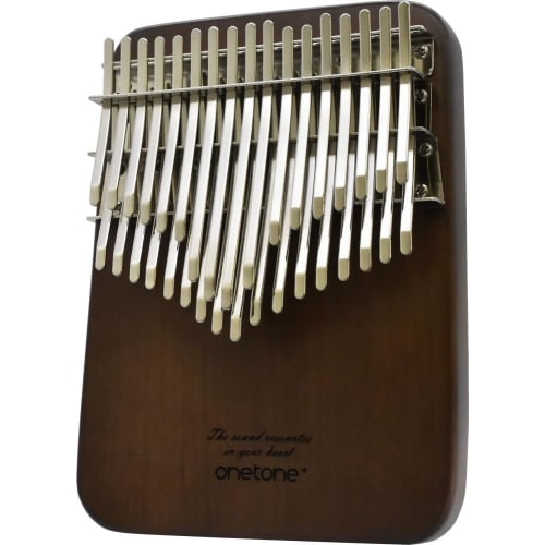 ONETONE One-Tone Kalimba (Thumb Piano), 34-Key Beginner Set, Black Walnut, OTKLS-34/BWN, Includes Case, Cleaning Cloth, Key Adjustment Hammer, Lower K