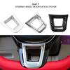 Car Steering Wheel Decoration Cover Trim Sticker for Volkswagen VW Passat B8 Tiguan MK2 Golf 7 7.5 MK7 MK7.5 E-UP Accessories