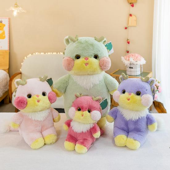 

Кукла талисман китайского зодиака красочные плюшевые драконы трехмерная мягкая кукла-животное фестиваль подушек фестиваль дома