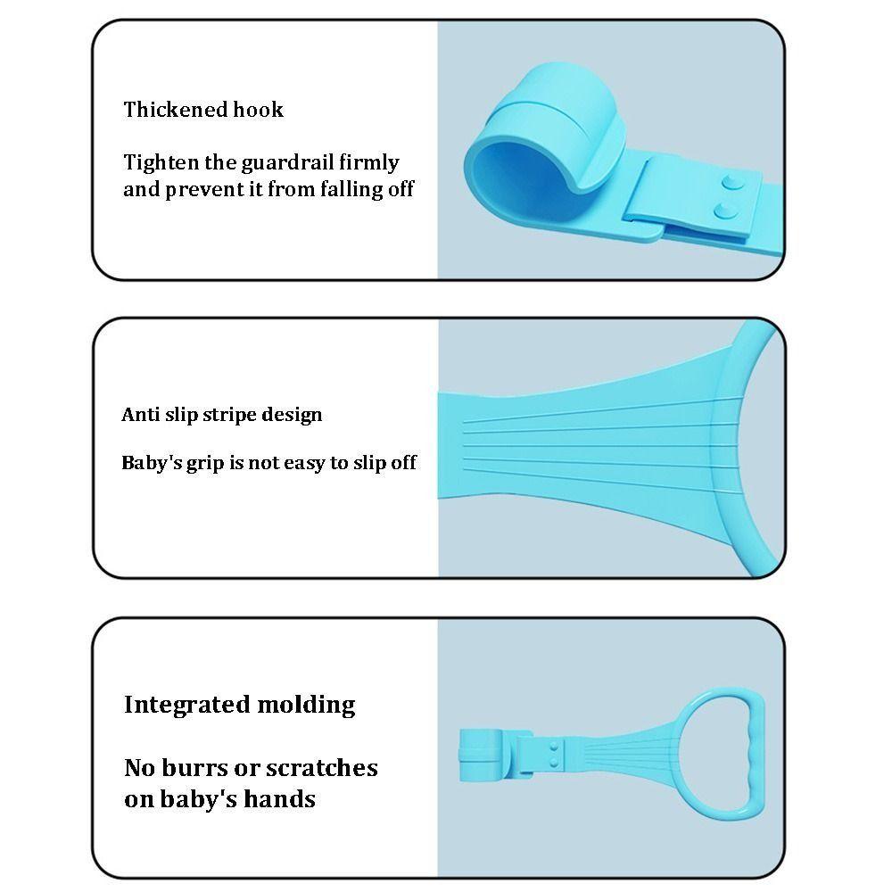 2/4PCS Light Weight Baby Crib Hooks Baby Walking Assist Tools Baby Toys Gift Stand Rings  Playpen