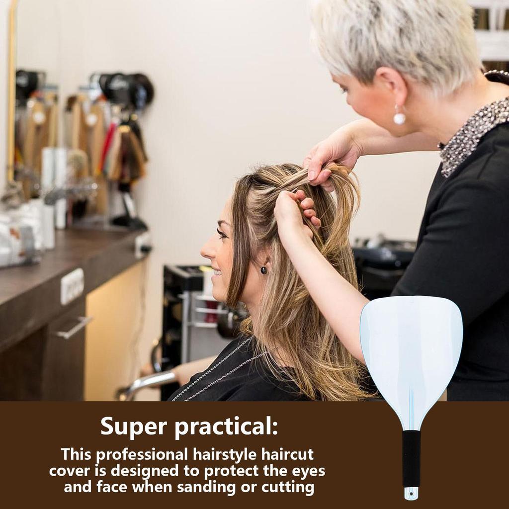 Hairspray Face Cover Professional Hair Tool for Bang Baffle Face Visor Salon Face Cover Transparent Goggles Hairspray Eye