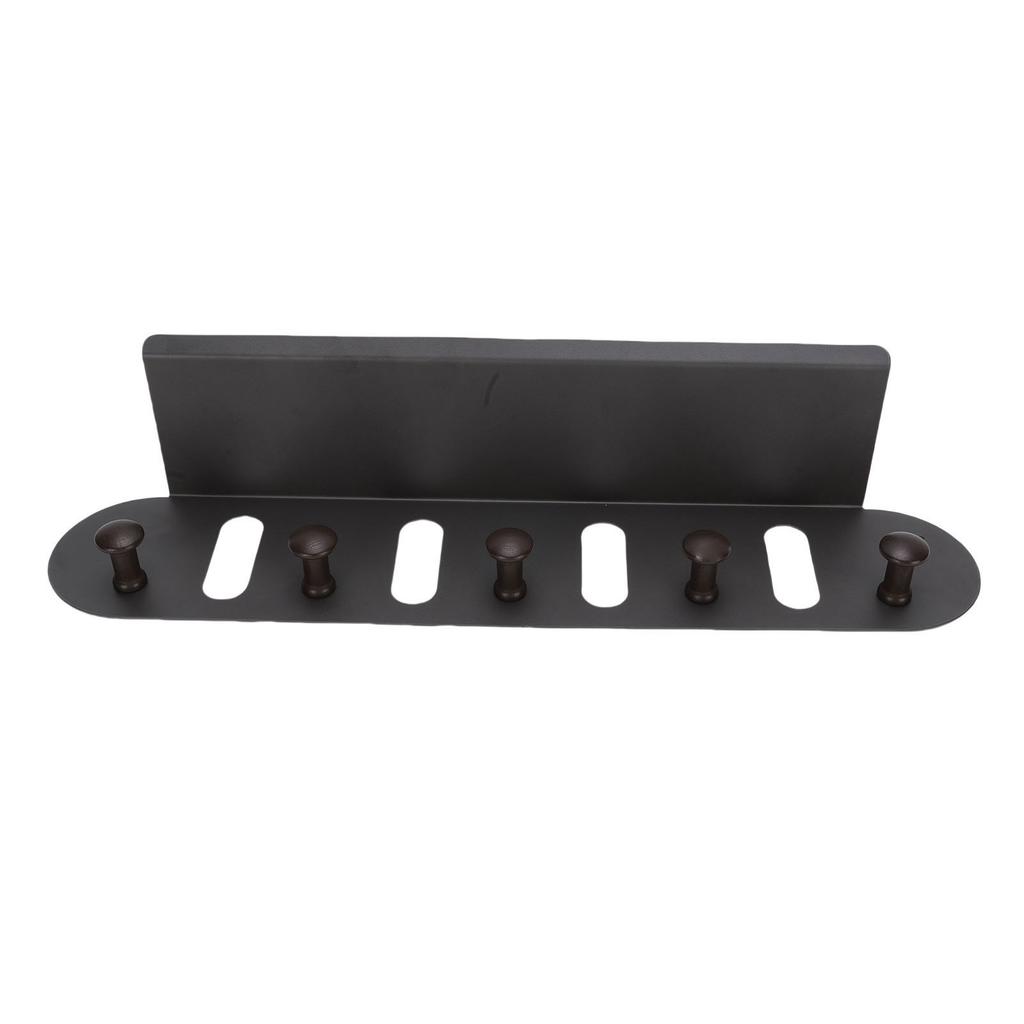 Entryway Shelf with Hooks Storage Living Room Bedroom Wall Mount for Coat Bag Hat Hanging