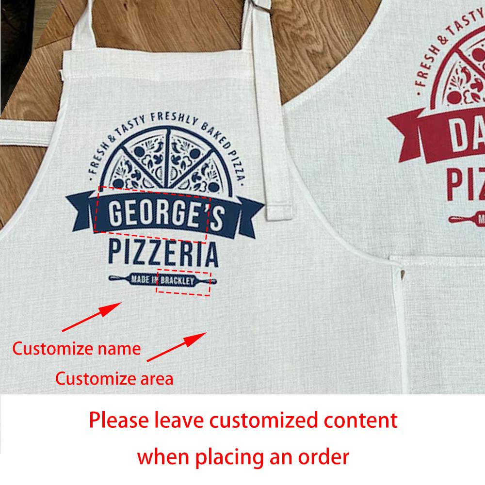

Custom Pizzeria Apron Men s Aprons Pizza Oven Gifts Father s Day Gifts Child Adult BBQ Kitchen Decor Baking Cooking Supplies Kid 54x46cm