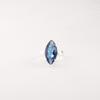 London Blue Topaz Gemstone 925 Stamped Silver Jewelry Handmade Ring Gift For Her RR-65-7