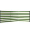 4 Pole Camping Windbreaks, Beach Wind Shield Shelter with Carry Bag and Steel Poles, 540cm x 150cm, Army Green