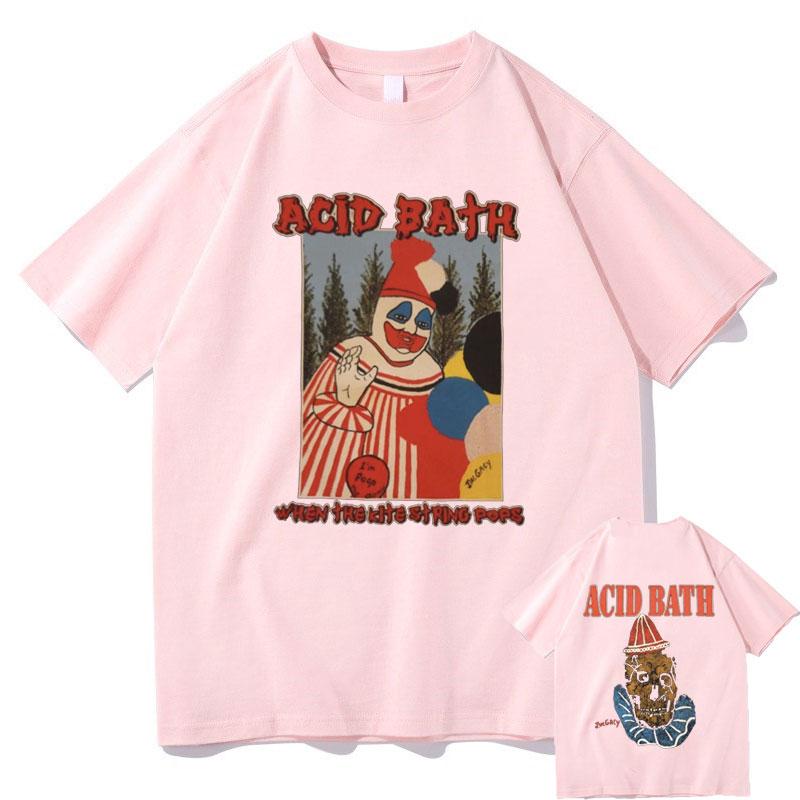 Acid Bath When The Kite String Pops Album Graphic Print T-shirt Men Women Vintage Gothic Rock Tshirt Male Hip Hop Oversized Tees