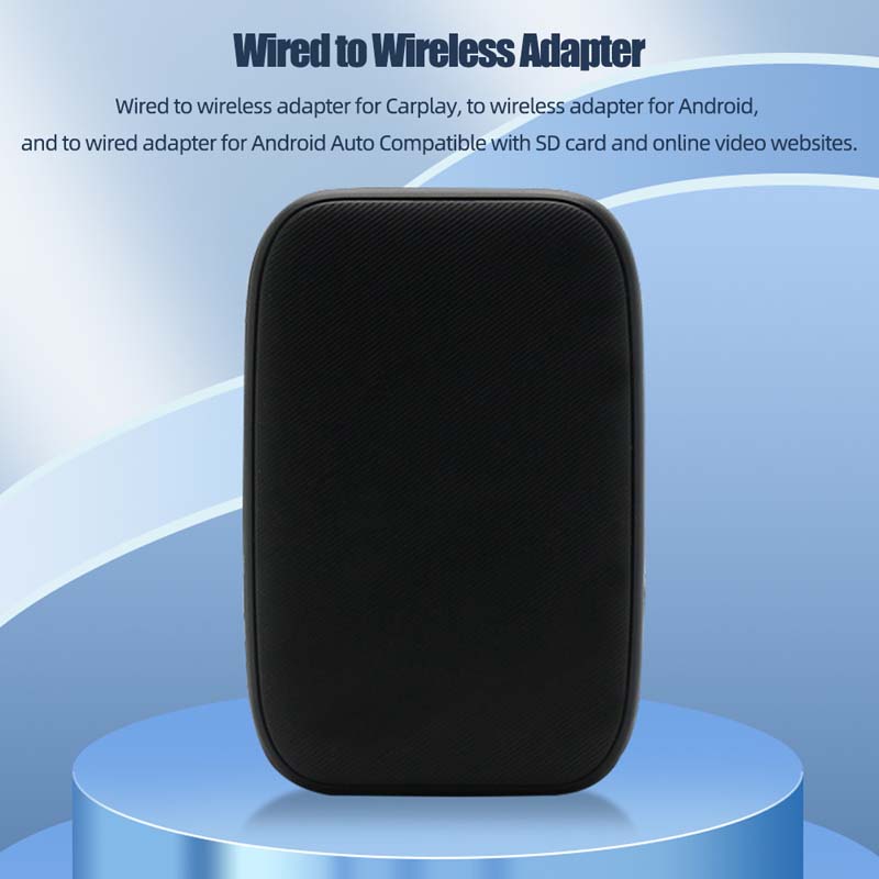 

3-in-1 Wireless CarPlay Android Auto Adapter 2GB+8GB Wired to Wireless Car Play Adapter Type A