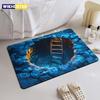 Front Door Mat Entrance Brick Bottomless Hole Area Rug 3D Trap Optical Visual Illusion Rugs Playroom Floor Carpet Mat
