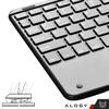 Klawiatura Bezprzewodowa Z Touchpadem Bluetooth Touchpad Do Pc Tv Tabletu Usb-C Alogy Wireless Czarna