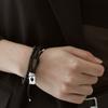 MOI Studio Bread Clip Cham Black Knot Bracelet