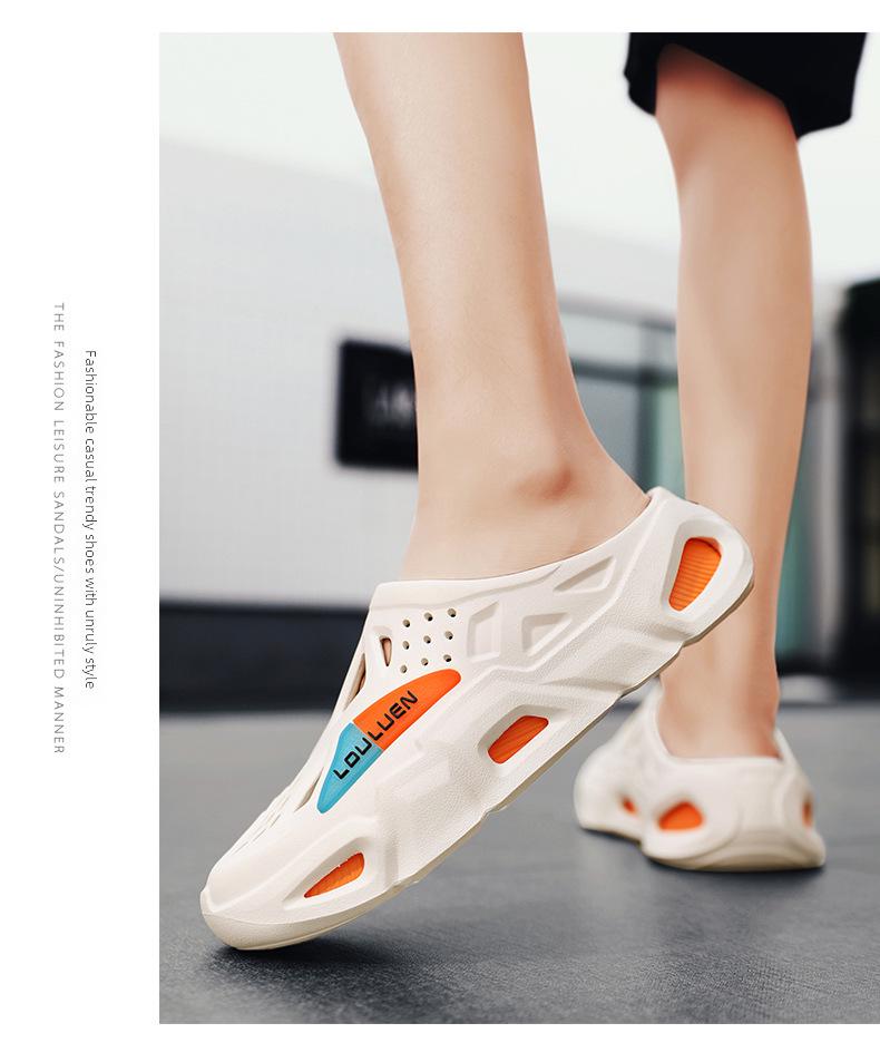 Men's 2025 Summer Thick-Soled Outdoor Non-Slip Garden Shoes & Casual Beach Sandals