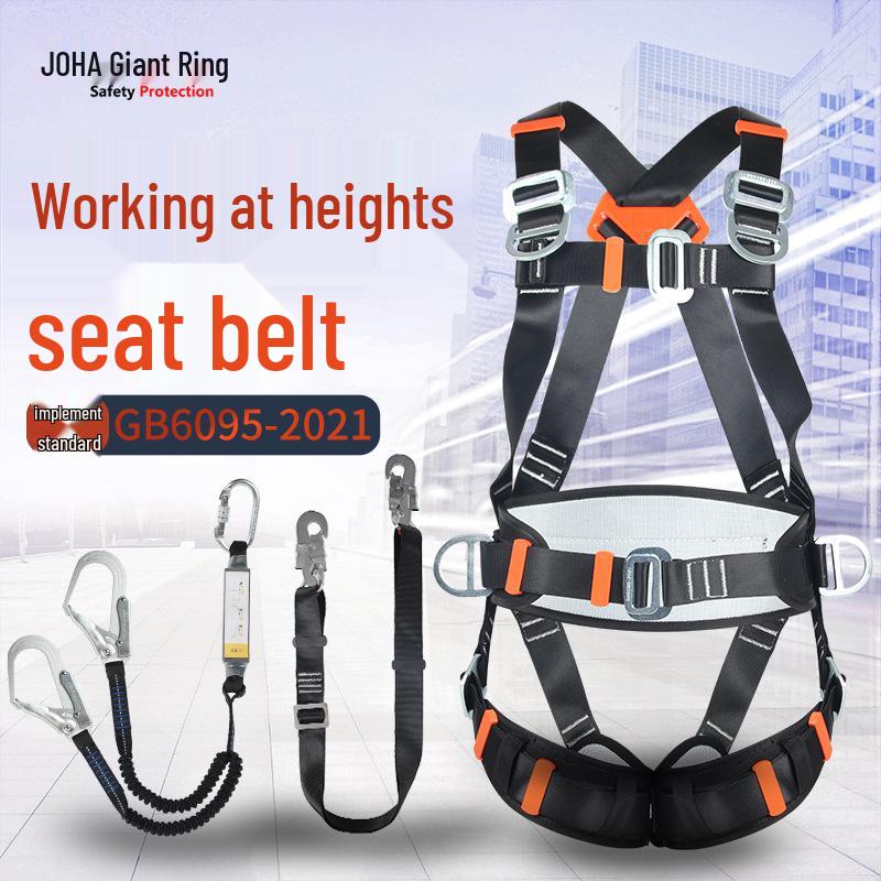 Five-Point Full Body Fall Protection Safety Harness for Electricians